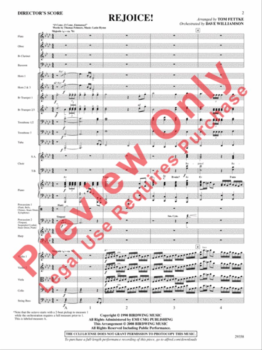 Rejoice Rejoice Choir scores gallery preview page 2