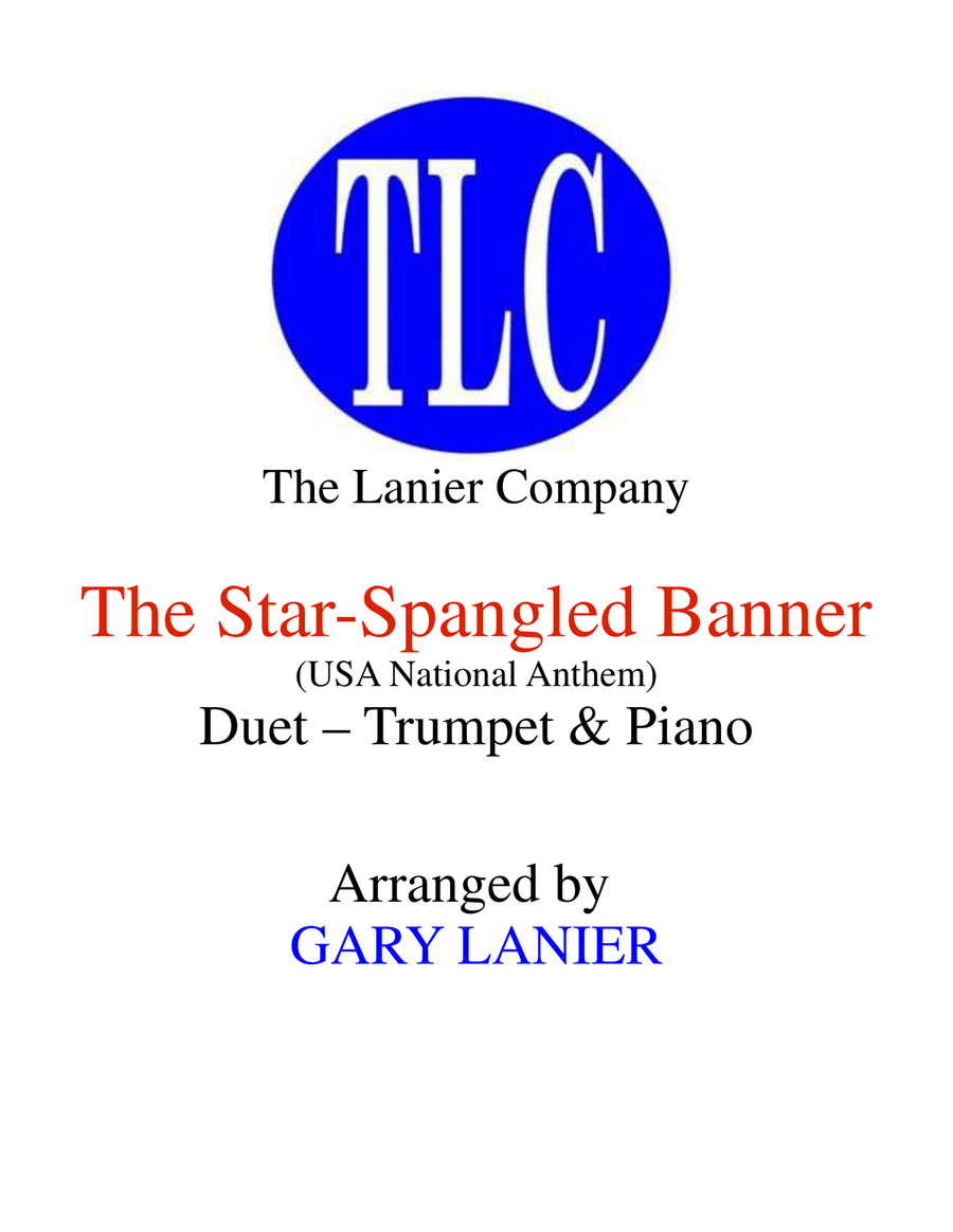 THE STAR-SPANGLED BANNER (Duet – Bb Trumpet and Piano/Score and Parts) Trumpet Duet scores gallery preview page 1