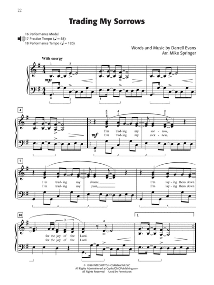 Not Just Another Praise Book 1-3 (Value Pack) Piano Solo scores gallery preview page 24