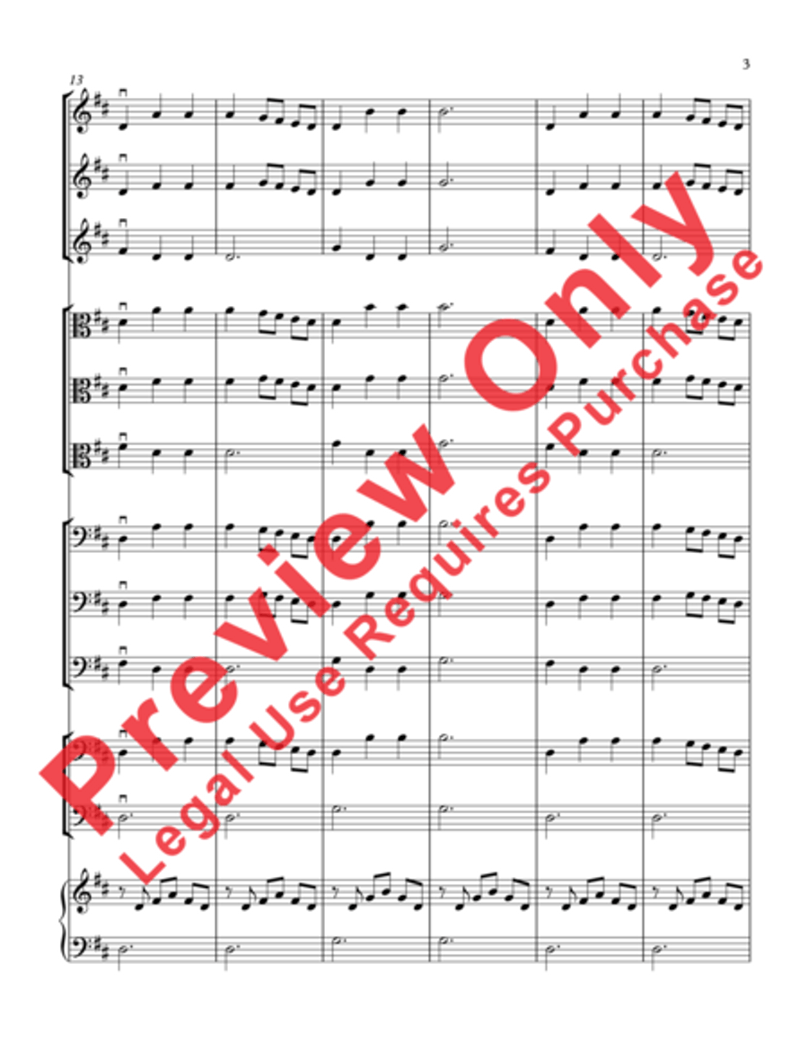 Lavender's Blue Lavender's Blue String Orchestra scores gallery preview page 6