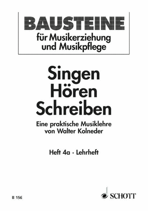 Book cover for Singen - Hören - Schreiben