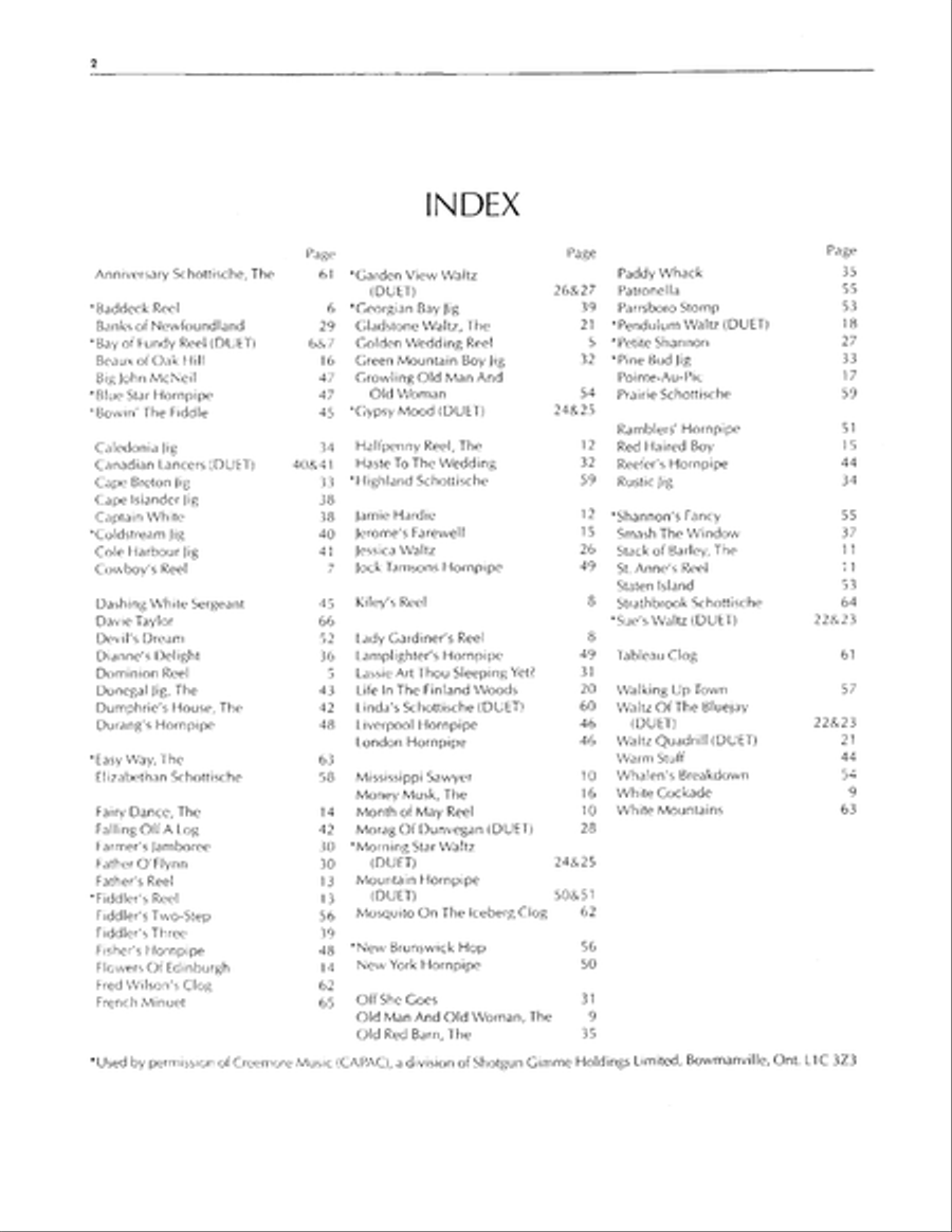 A Hundred Favorite Fiddle Tunes: Solos and Duets Violin scores gallery preview page 3