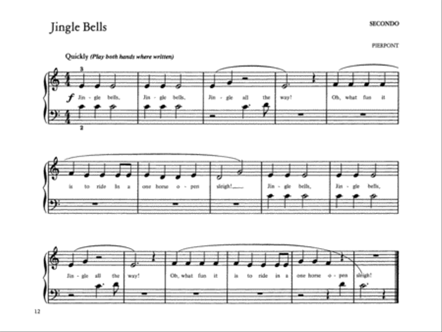 First Favorite Christmas Duets Small Ensemble scores gallery preview page 4