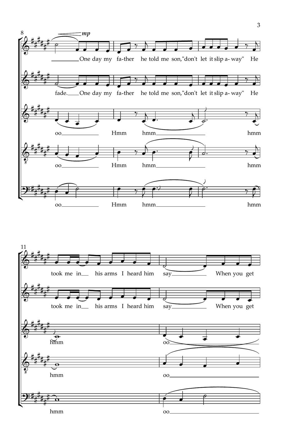 The Nights The Nights Divisi scores gallery preview page 3