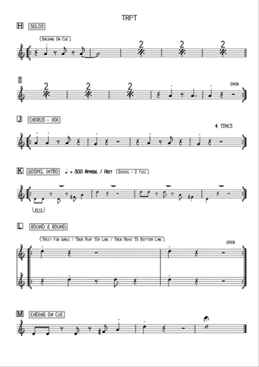 Ain't But The One Horn scores gallery preview page 2