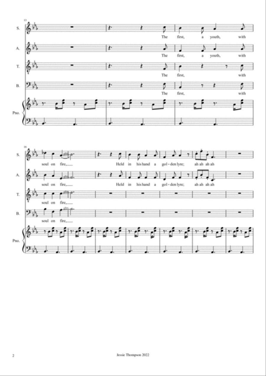 The Singers 4-Part scores gallery preview page 2