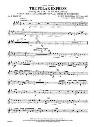 The Polar Express, Concert Suite from: 2nd B-flat Trumpet