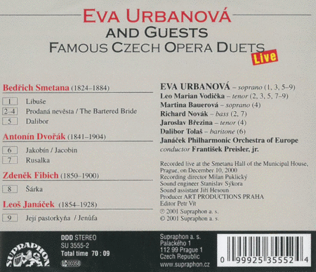 Famous Czech Opera Duets