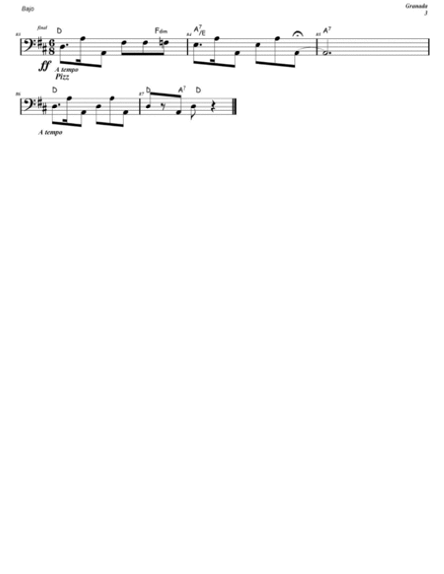 Granada Granada Full Orchestra scores gallery preview page 3