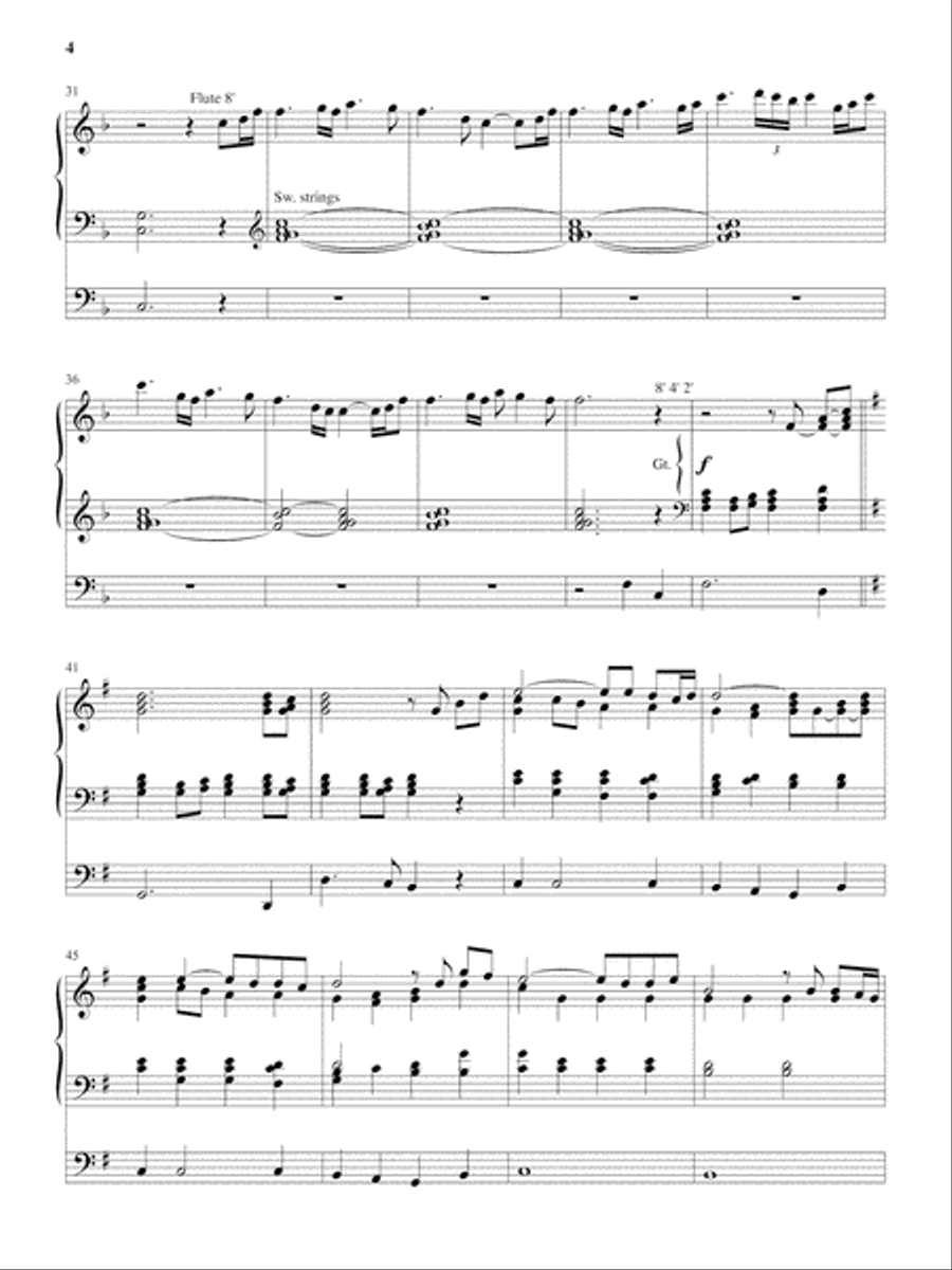 Hymns, Pipes, & Praise Organ scores gallery preview page 6