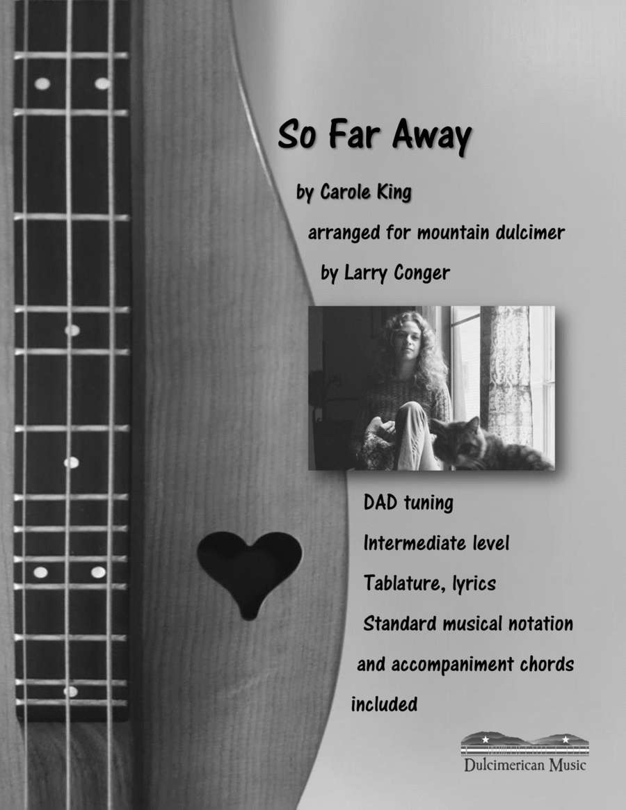 So Far Away Dulcimer scores gallery preview page 1