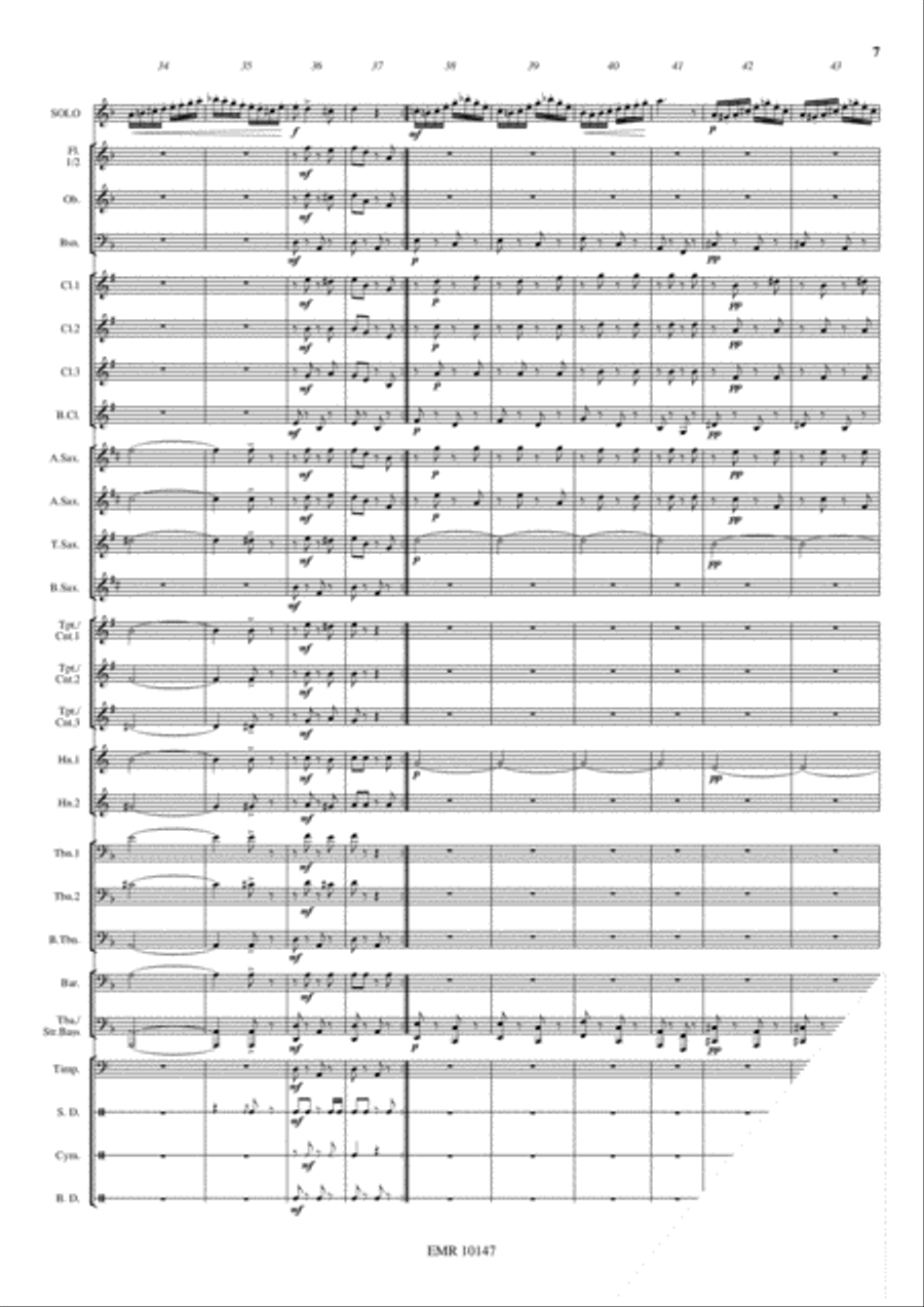 Csardas Concert Band scores gallery preview page 8