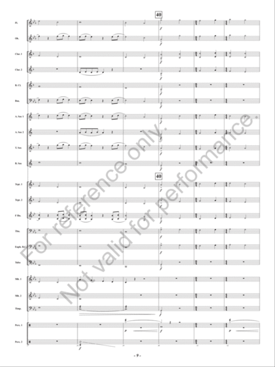 Jellyfish Concert Band scores gallery preview page 10