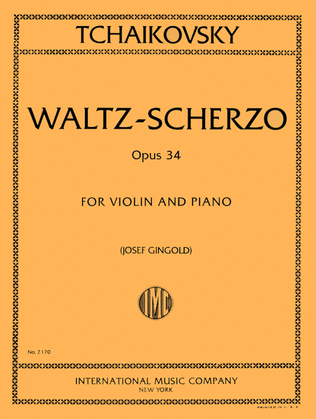 Book cover for Waltz-Scherzo, Op. 34