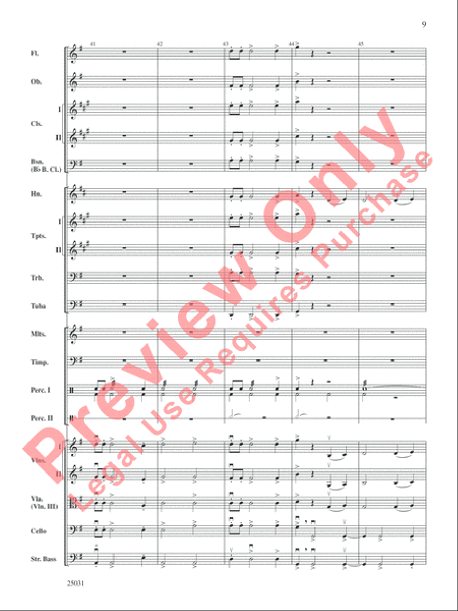 Comedy Tonight Comedy Tonight Full Orchestra scores gallery preview page 10