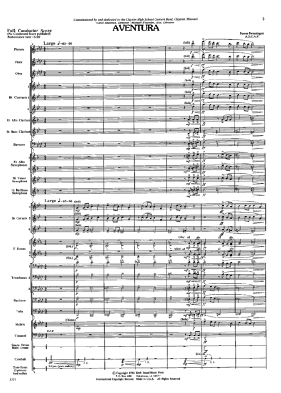 Aventura Concert Band scores gallery preview page 2