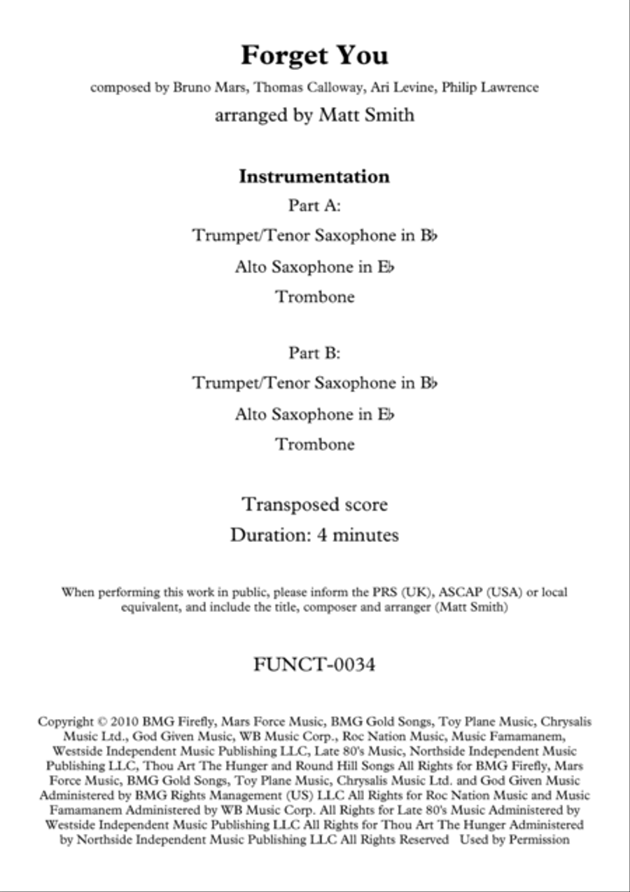 Forget You Voice scores gallery preview page 2