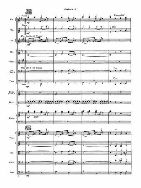 New York, New York, Theme from: Score