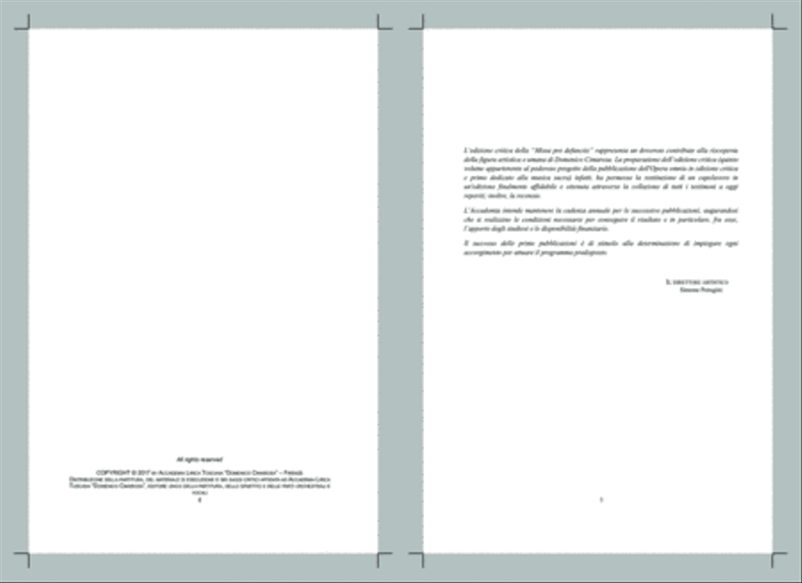 Missa Pro Defunctis [Full Score] 4-Part scores gallery preview page 2