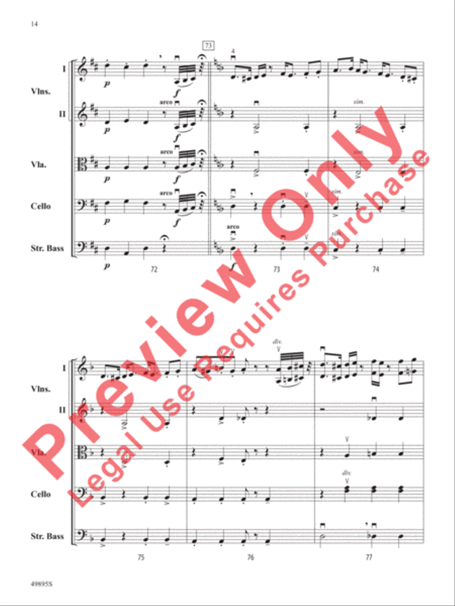 Intermezzo String Orchestra scores gallery preview page 15
