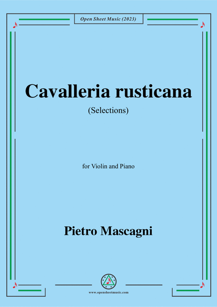 Mascagni-Fantasia on Airs,for Violin and Piano image number null