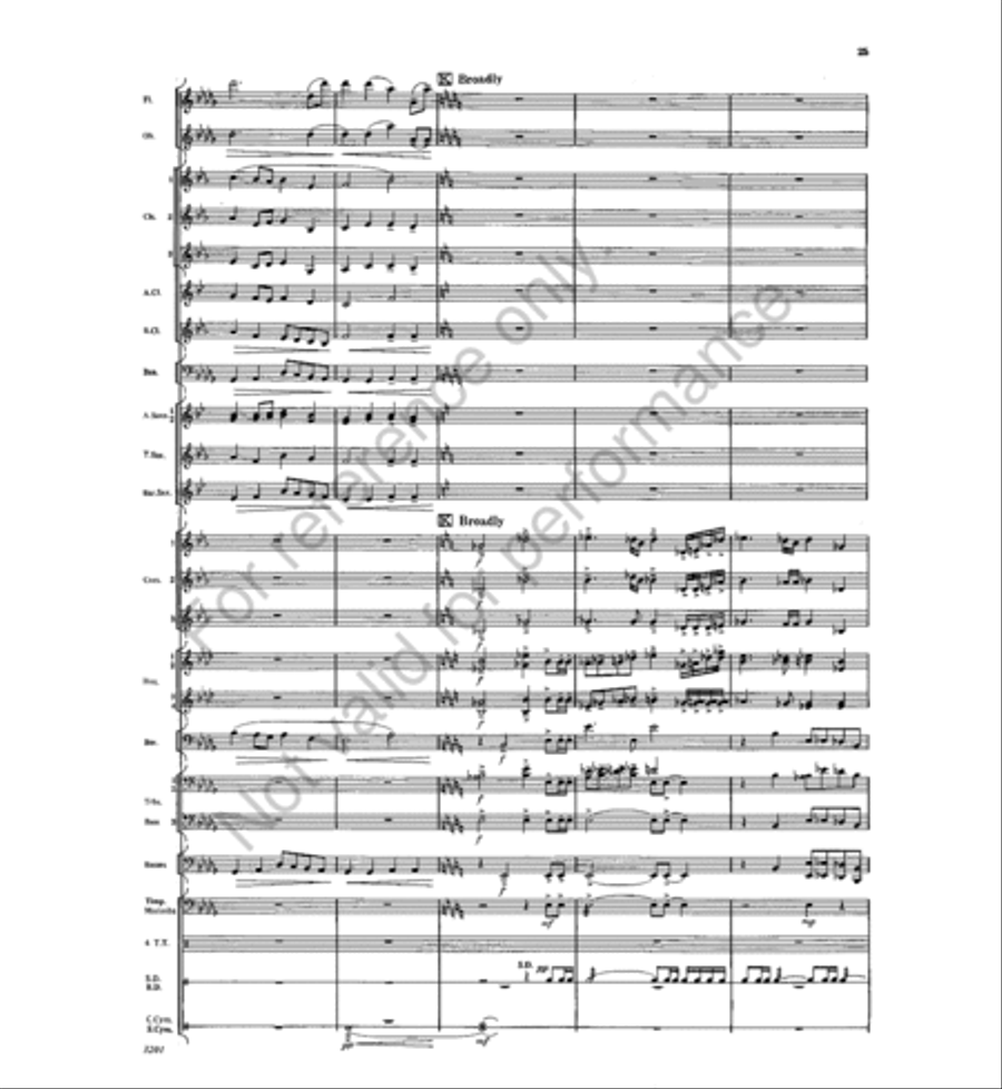 Symphonic Celebration and Dance Concert Band scores gallery preview page 24