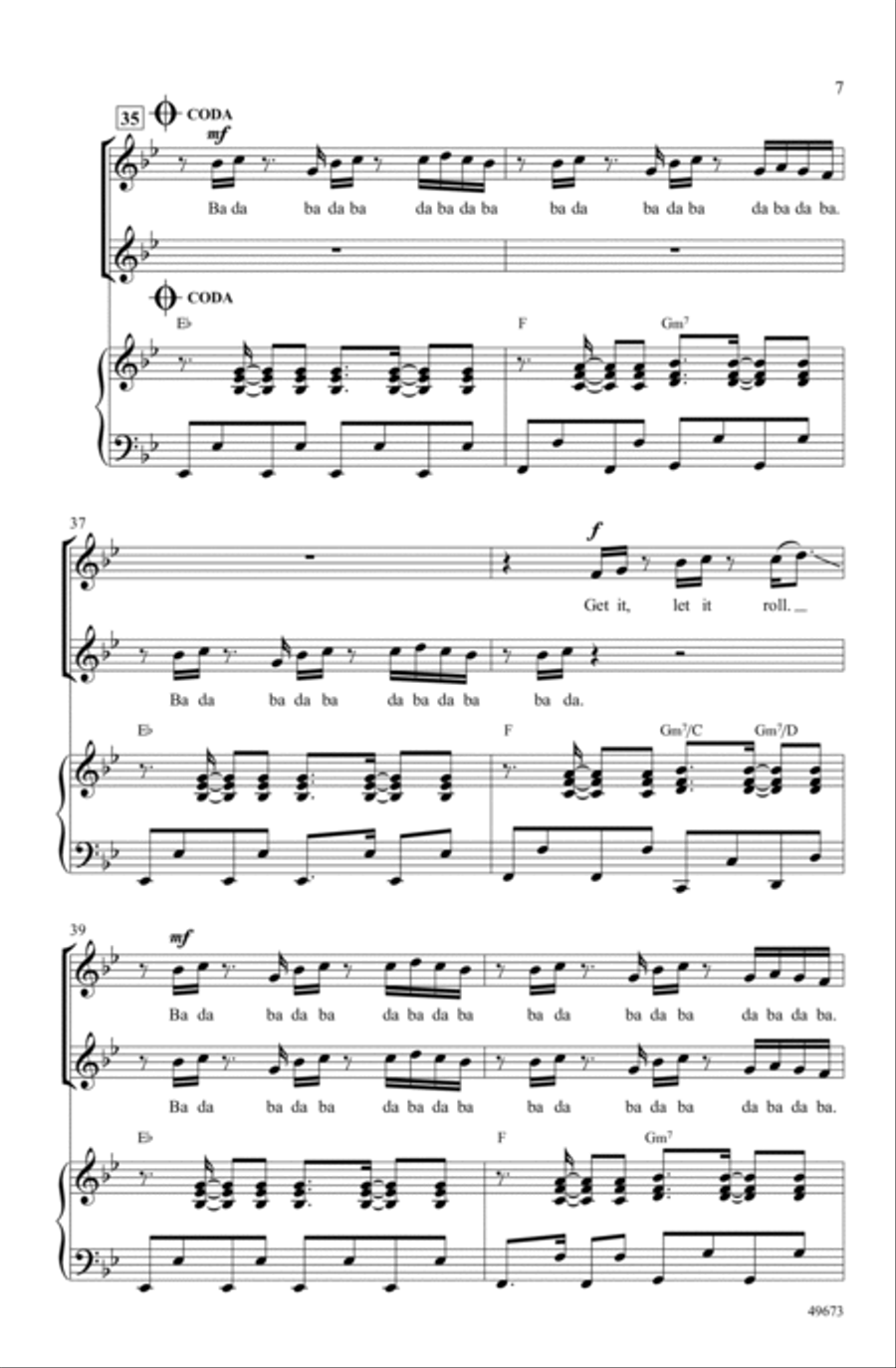 Butter Butter Choir scores gallery preview page 6