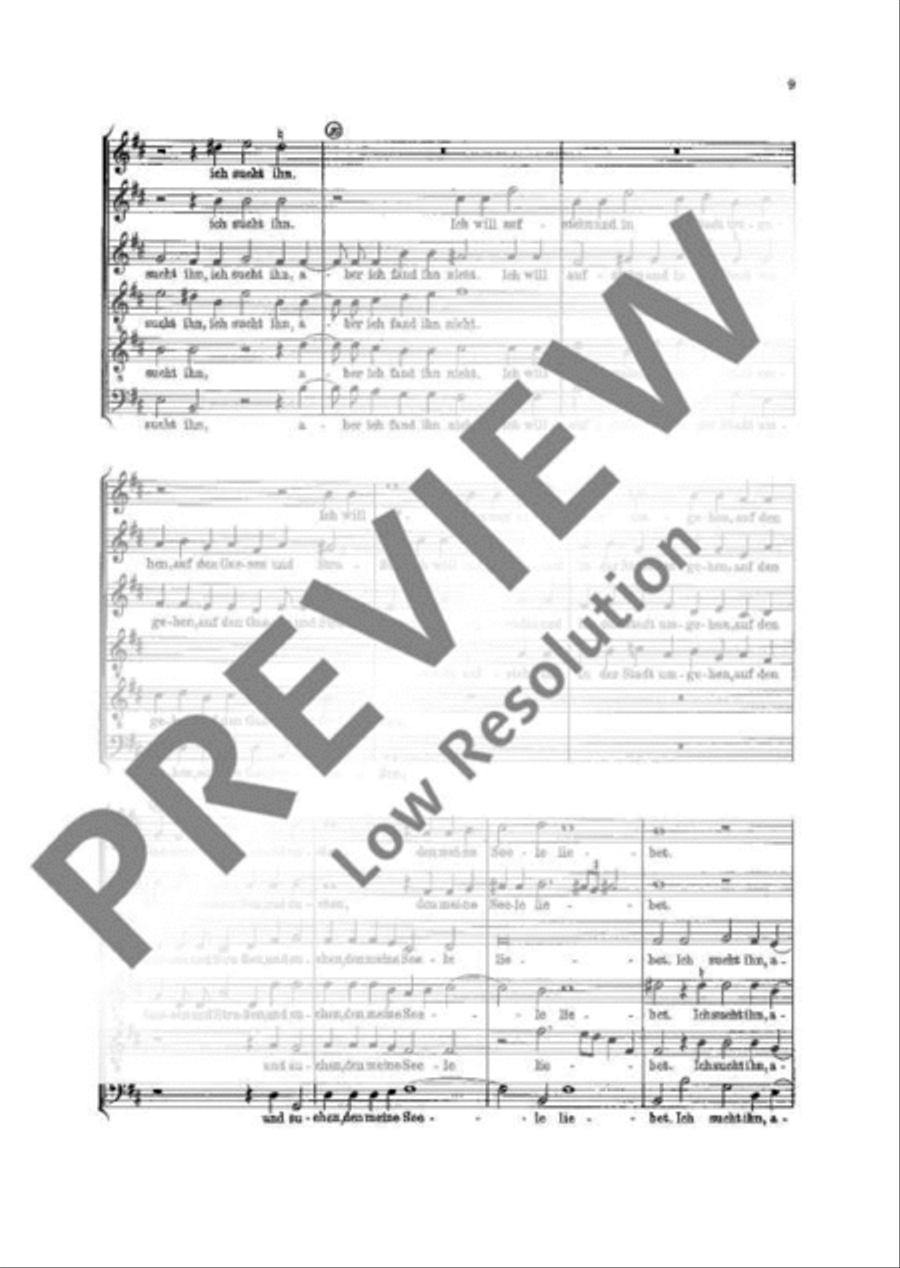 Five Song of Salomon motets Mixed Choir scores gallery preview page 10