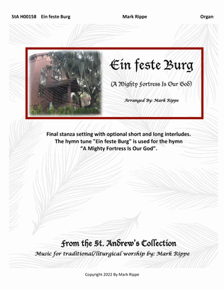 Ein feste Burg (A Mighty Fortress Is Our God) StA H00158
