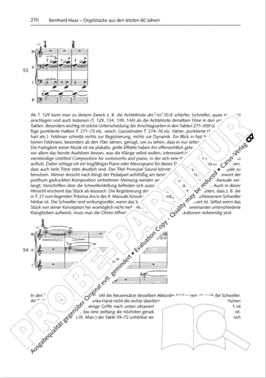 Orgelschule zur historischen Auffuhrungspraxis Organ Solo scores gallery preview page 271