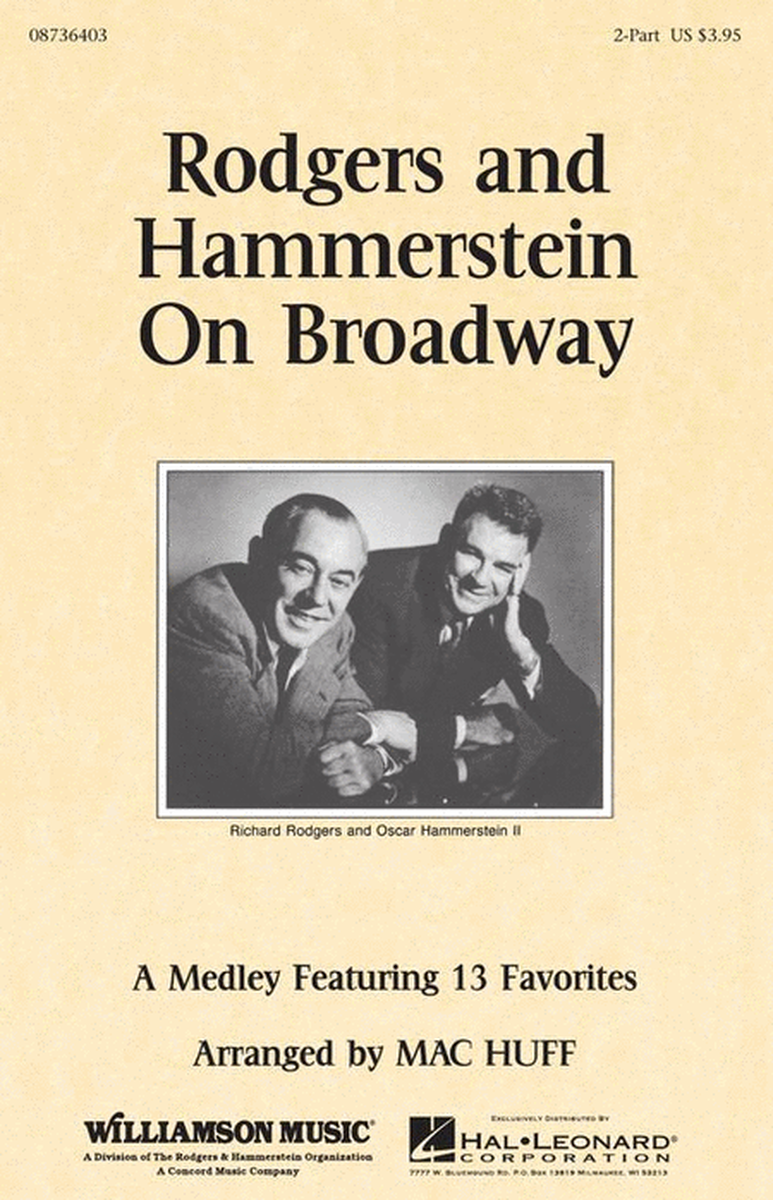 Rodgers and Hammerstein on Broadway (Medley) image number null