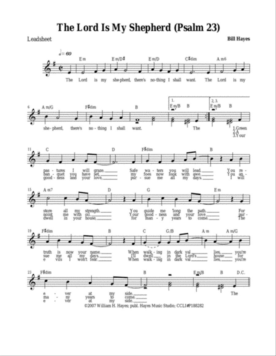2020 Easter Season Responsorial Psalms for Year A; (9 psalms) Easter scores gallery preview page 6