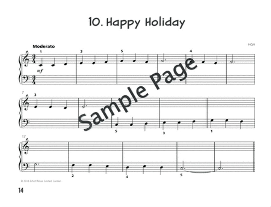Piano Junior: Performance Book 1 Piano Method scores gallery preview page 15
