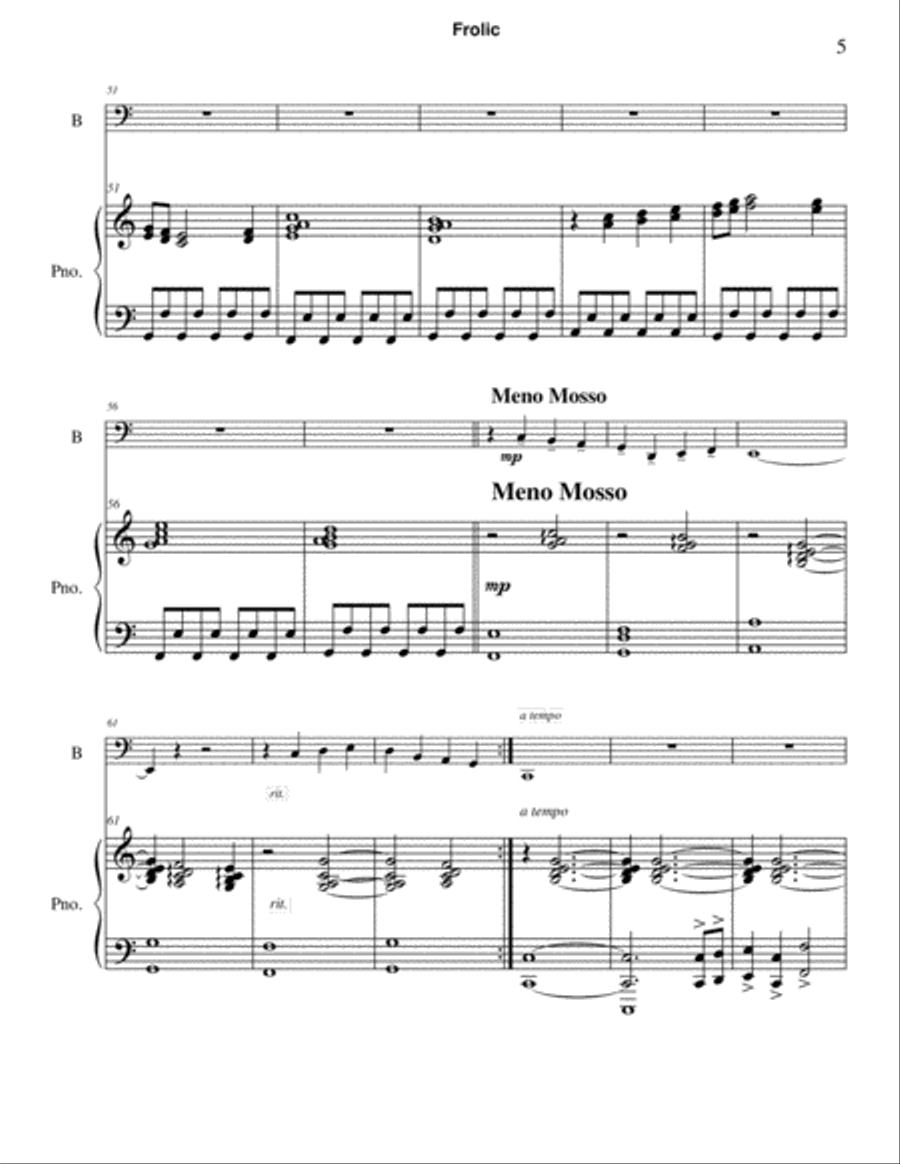 Frolic Frolic Bassoon scores gallery preview page 5
