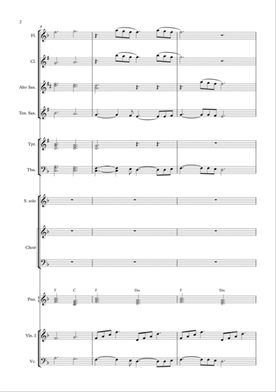 Hallelujah Full Orchestra scores gallery preview page 2