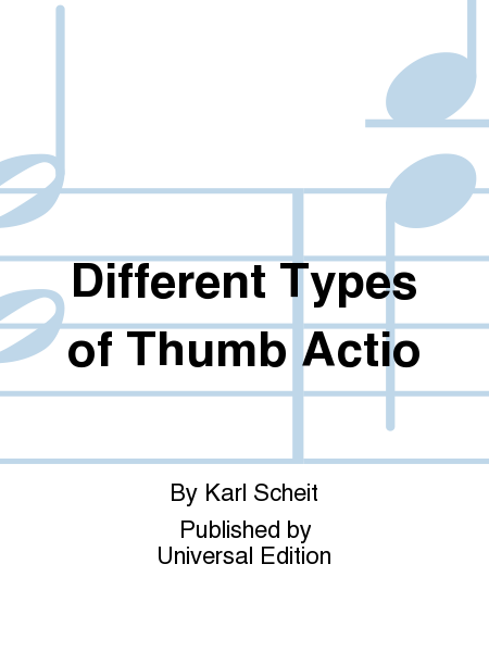 Different Types of Thumb Actio