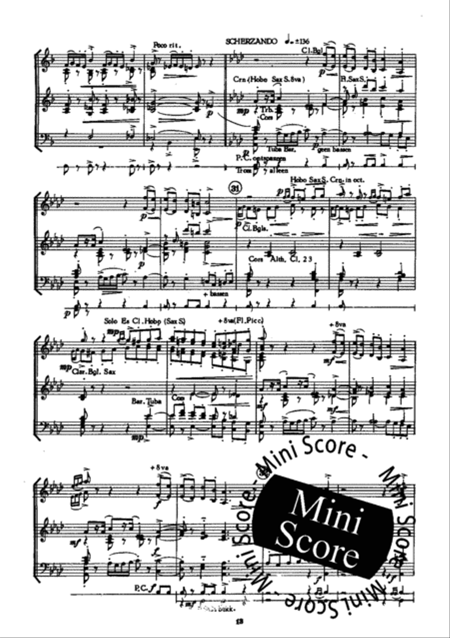 Airs de Fete Fanfare Band scores gallery preview page 15