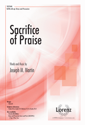 Book cover for Sacrifice of Praise