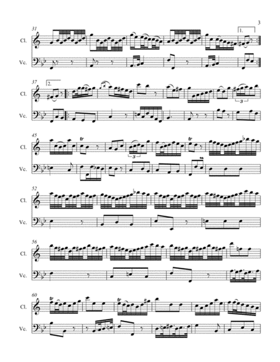 Duet Sonata #9 Movement 3 Allegro moderato