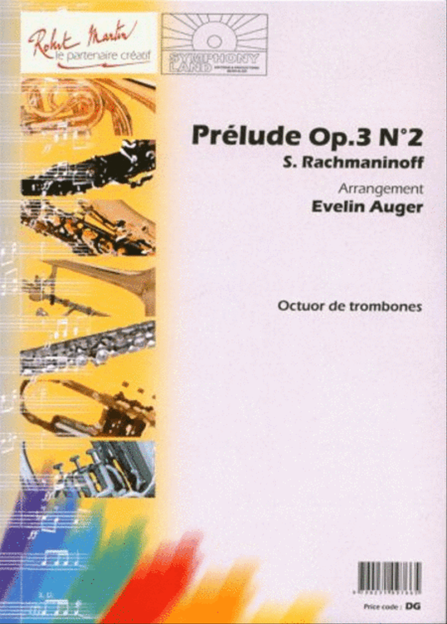Prelude no. 8 (6 trombones tenors et 2 trombones basses) Trombone Duet scores gallery preview page 1