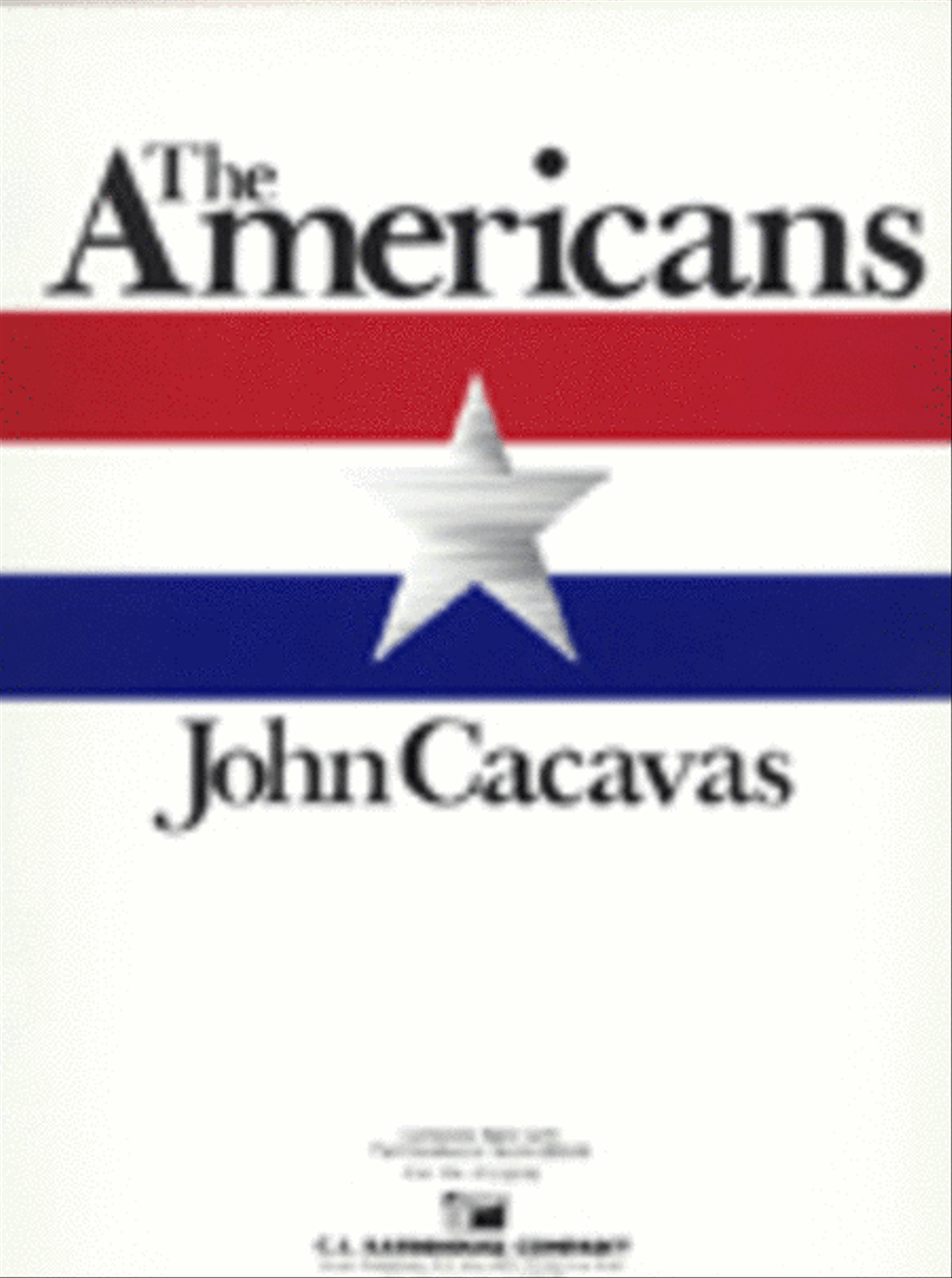The Americans Concert Band scores gallery preview page 1