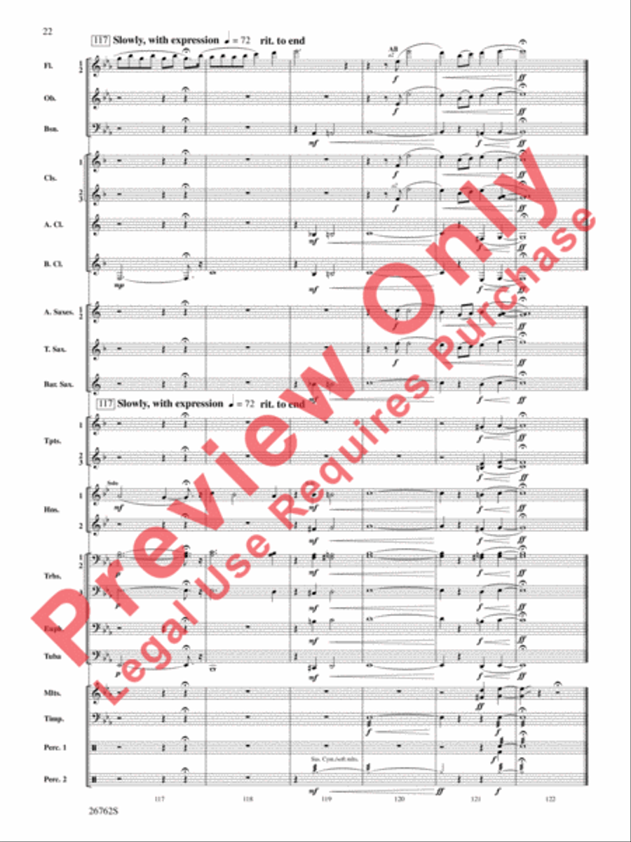 Rainbows Concert Band scores gallery preview page 23