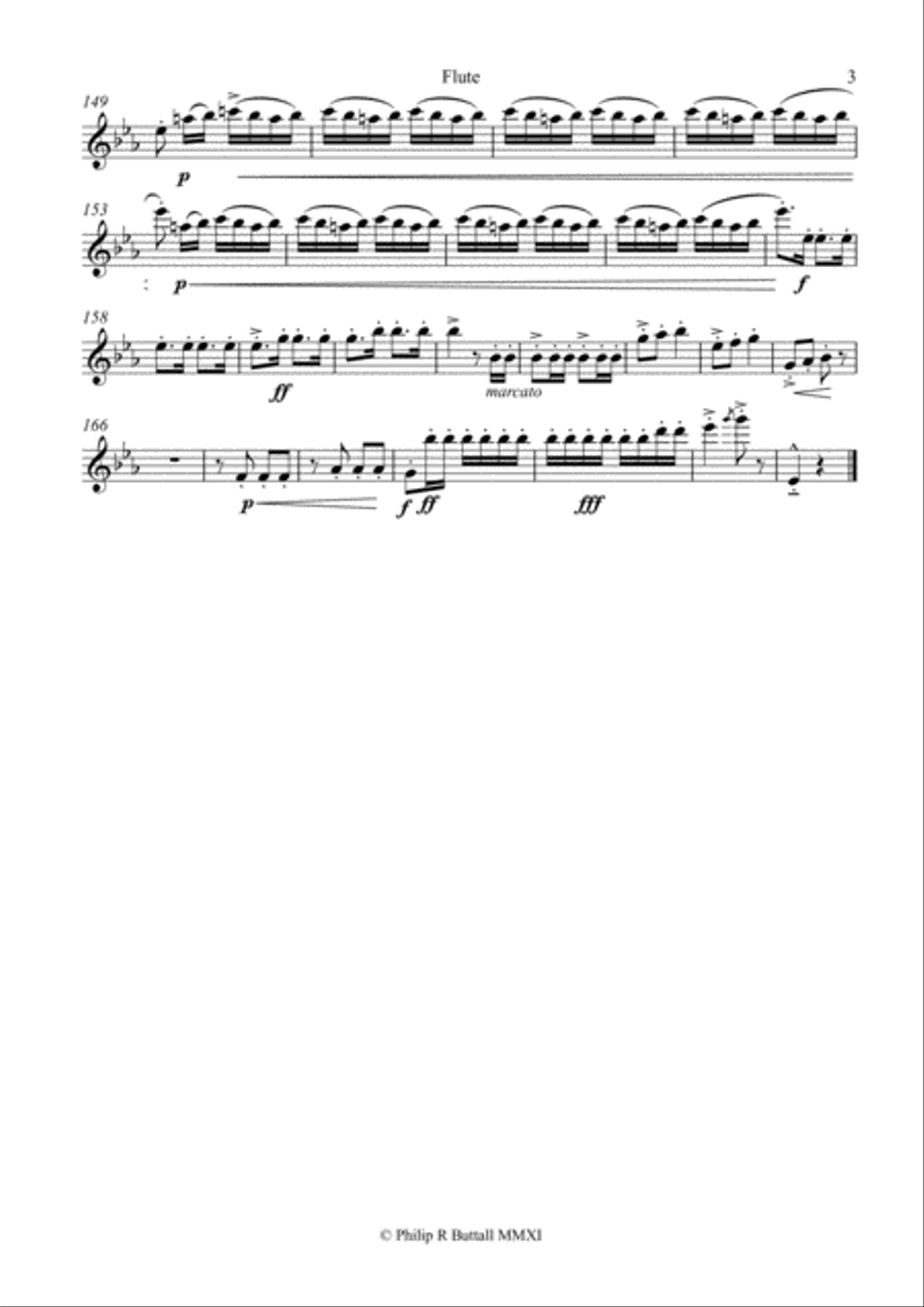 Can-Can alla Rossini (Wind Quintet) - Set of Parts [x5] Woodwind Quintet scores gallery preview page 3