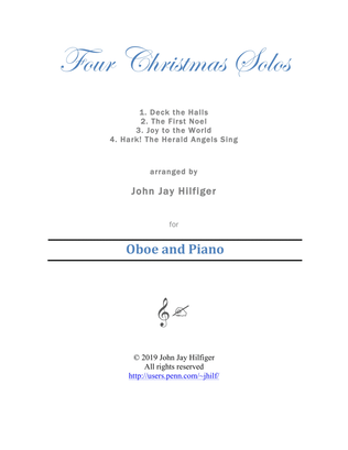 Four Christmas Solos for Oboe