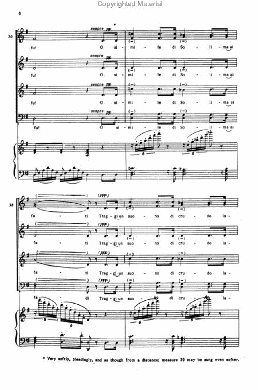 Va Pensiero Va Pensiero 4-Part scores gallery preview page 2