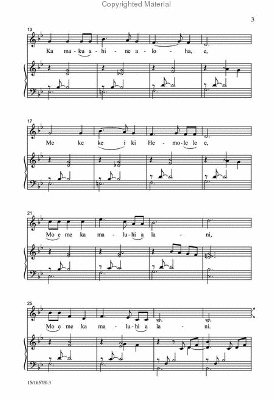 Pō La’i E Pō La’i E 2-Part scores gallery preview page 3