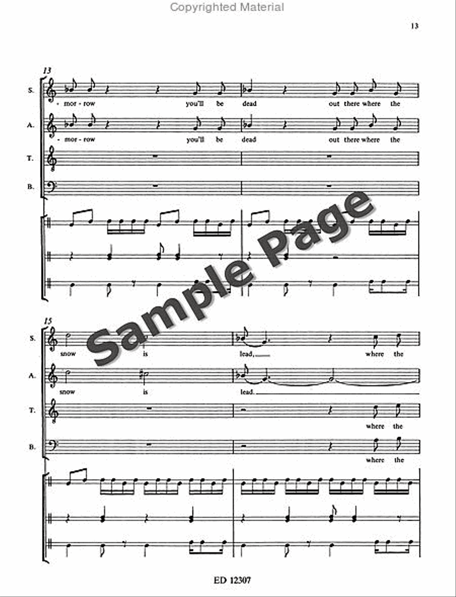 I Dream a World 4-Part scores gallery preview page 16