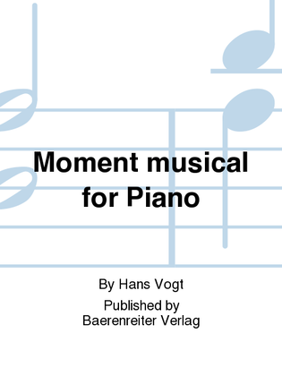 Moment musical for Piano
