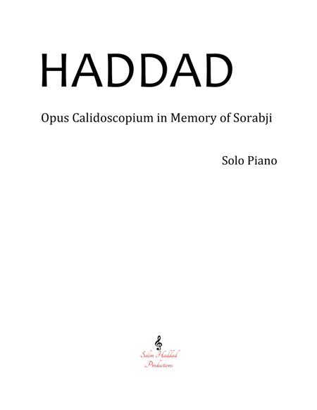 Opus Calidoscopium in Memory of Sorabji Op.2 image number null