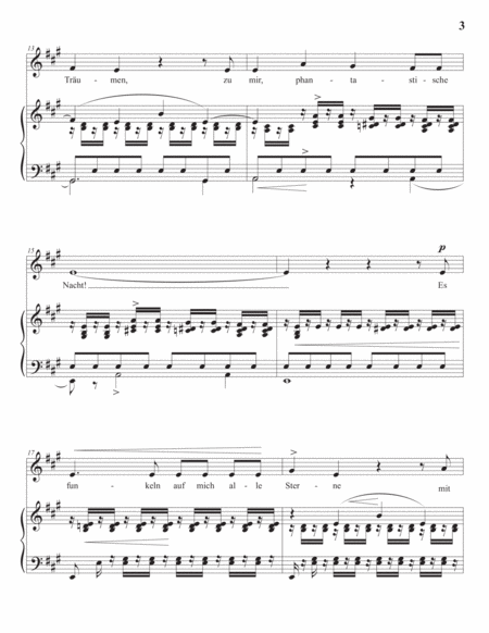 SCHUMANN: Schöne Fremde, Op. 39 no. 6 (in 3 medium keys: A, A-flat, G major)
